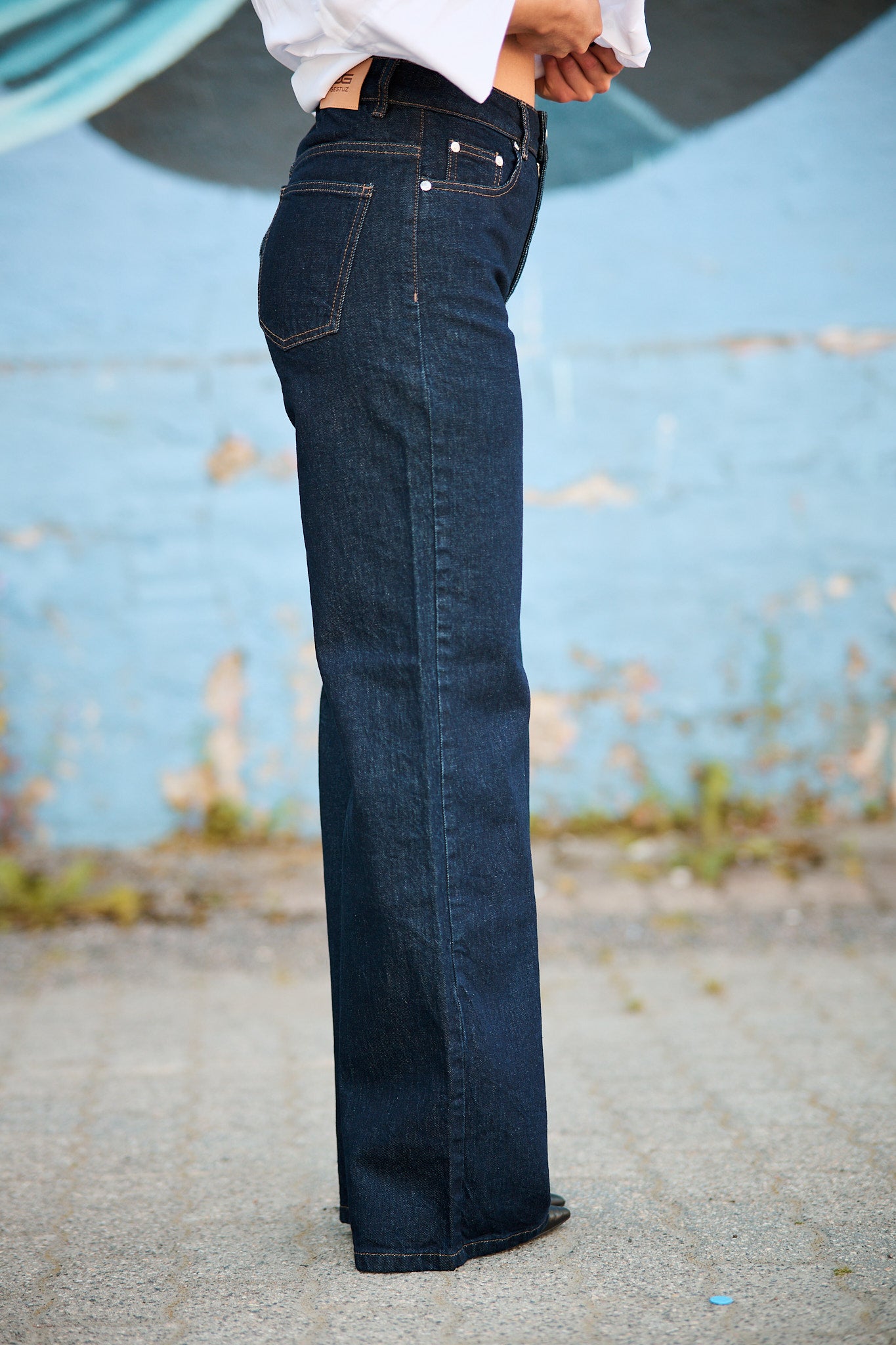 Summer HW Wide Jeans Unwashed denim