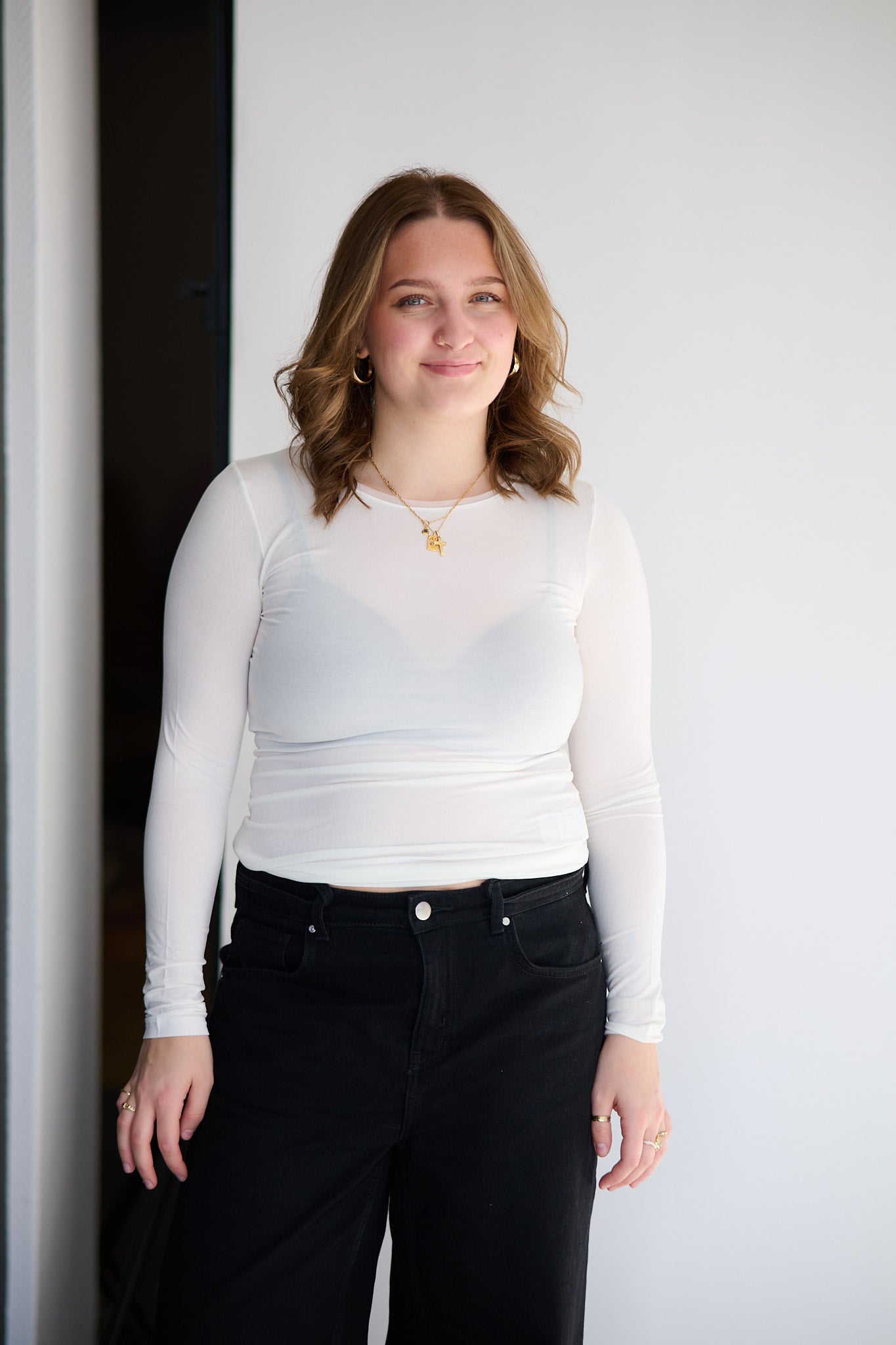 Perfect Line T-Shirt l/sl - Ivory