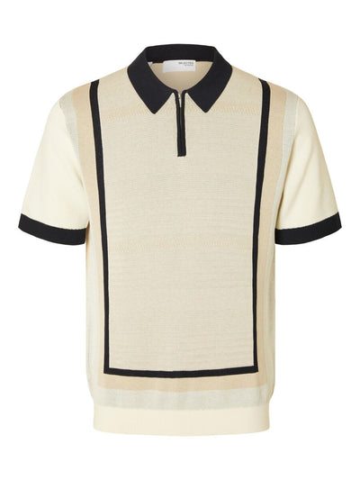 Marc SS Knit Zip Polo