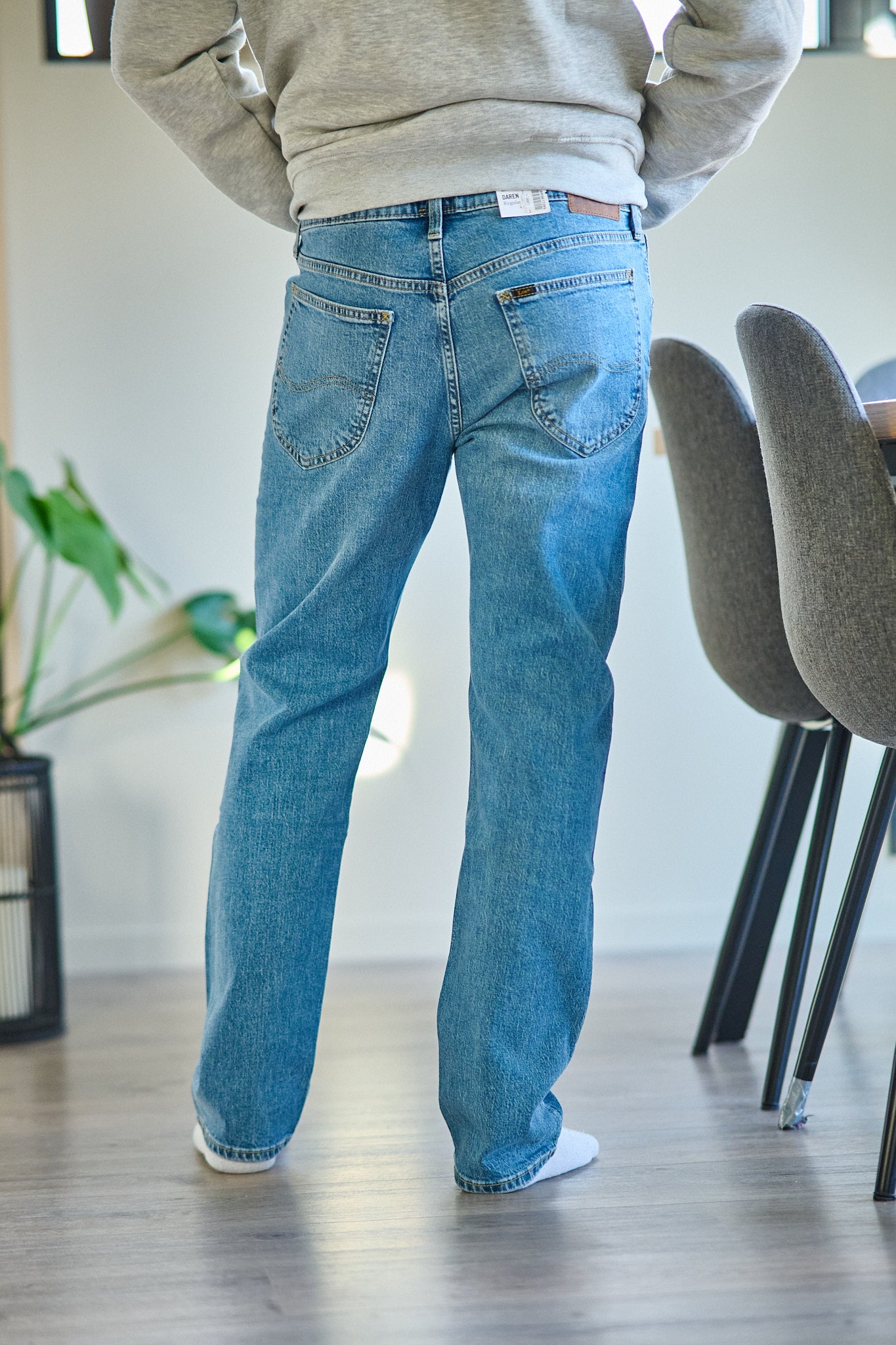 Daren Zip Fly - Reuglar Straight - Horizon blue