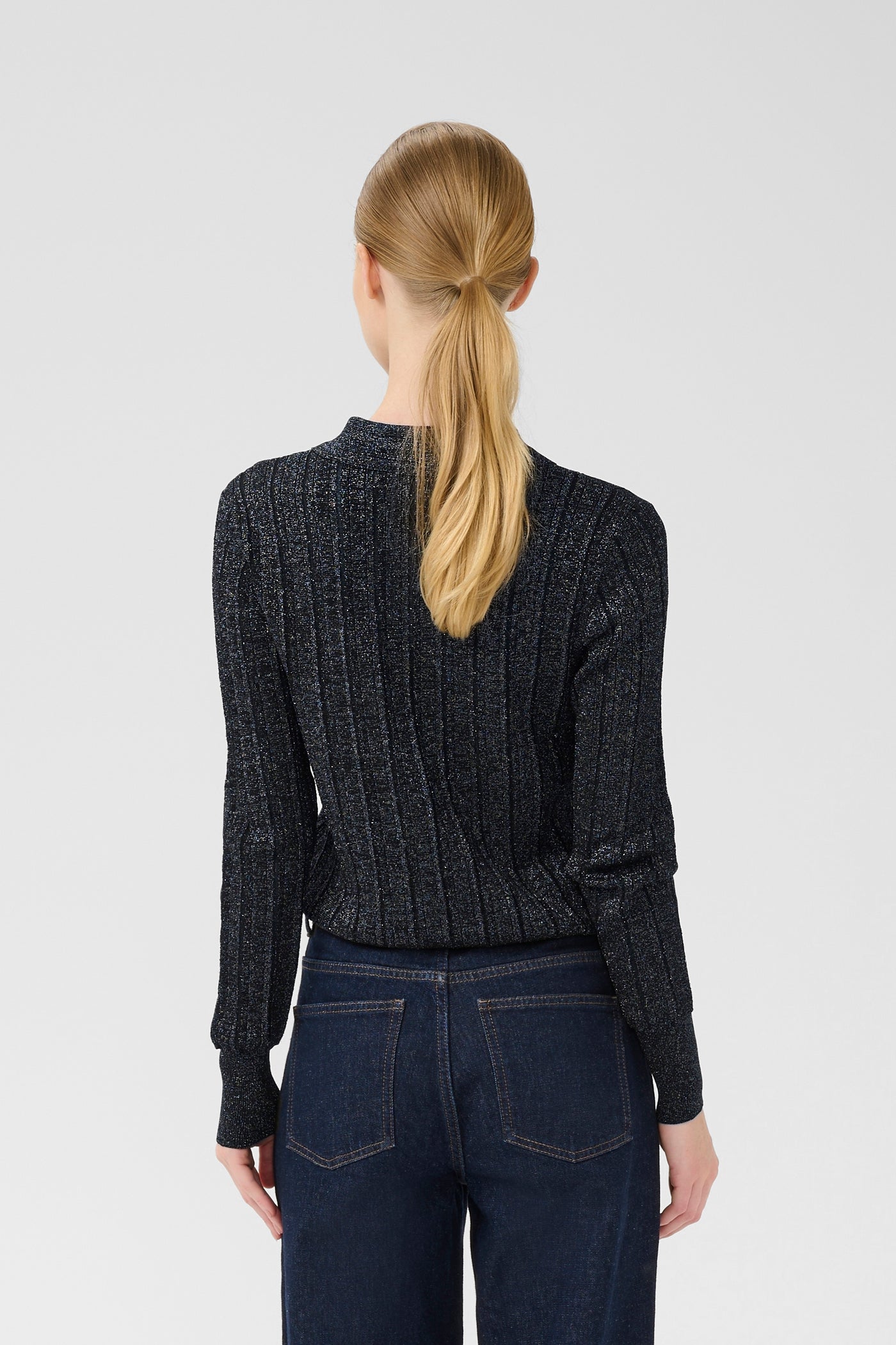 GZmabel Cardigan - Black w/Lurex