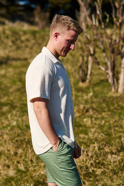 Relaxbane SS Jersey Shirt - Egret