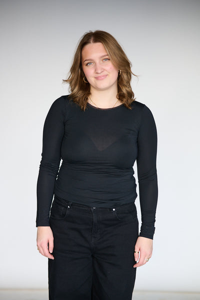 Perfect Line T-Shirt l/sl - Black