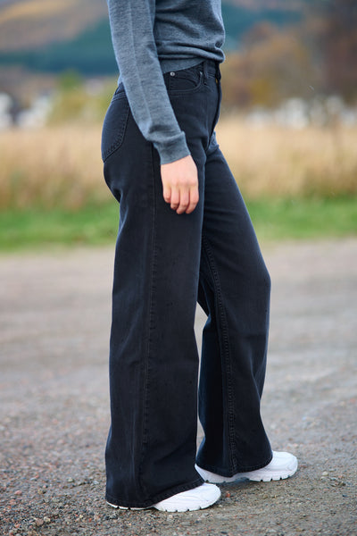 Stella High Waist Wide Leg - Dark Memory