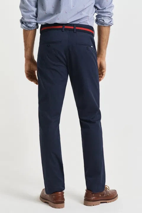 Slim Sport Chinos - Evening Blue