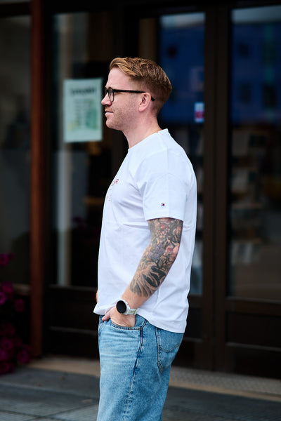 Stack Graphic Tee - White