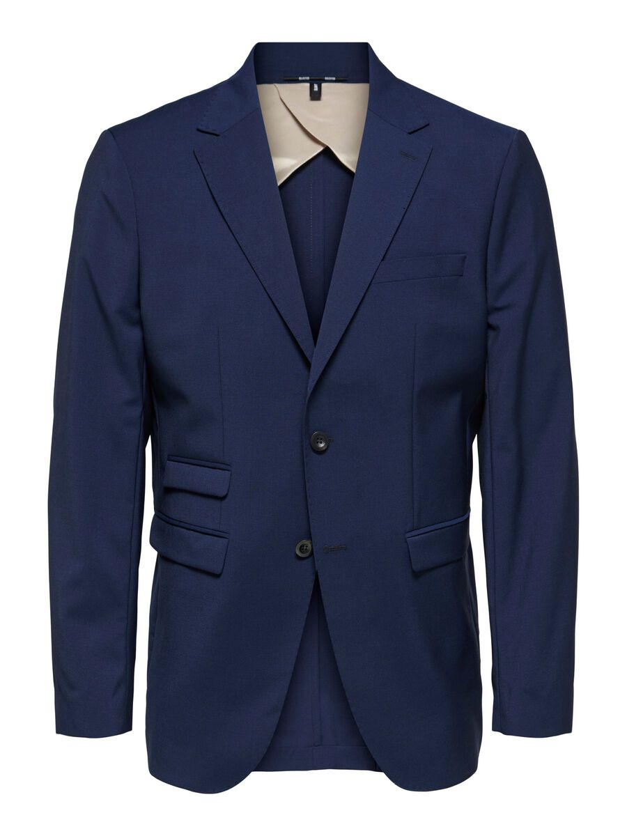 Slim-Myloelton Wool Blz - Navy  Blazer