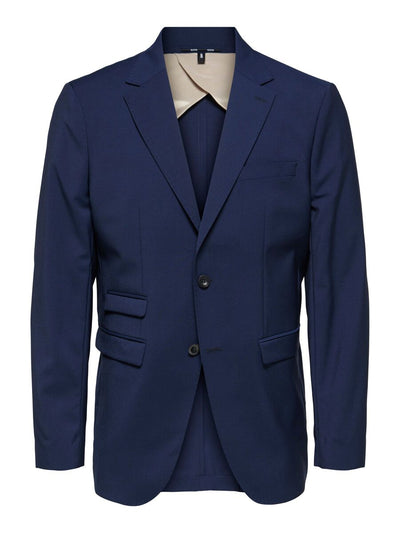 Slim-Myloelton Wool Blz - Navy  Blazer