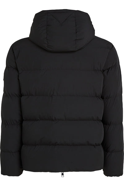 Down Hooded Puffer Jacket - Black