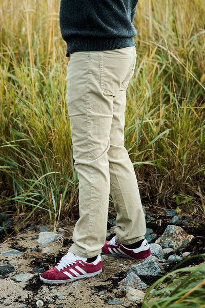 Reg Cord Jeans - Greige