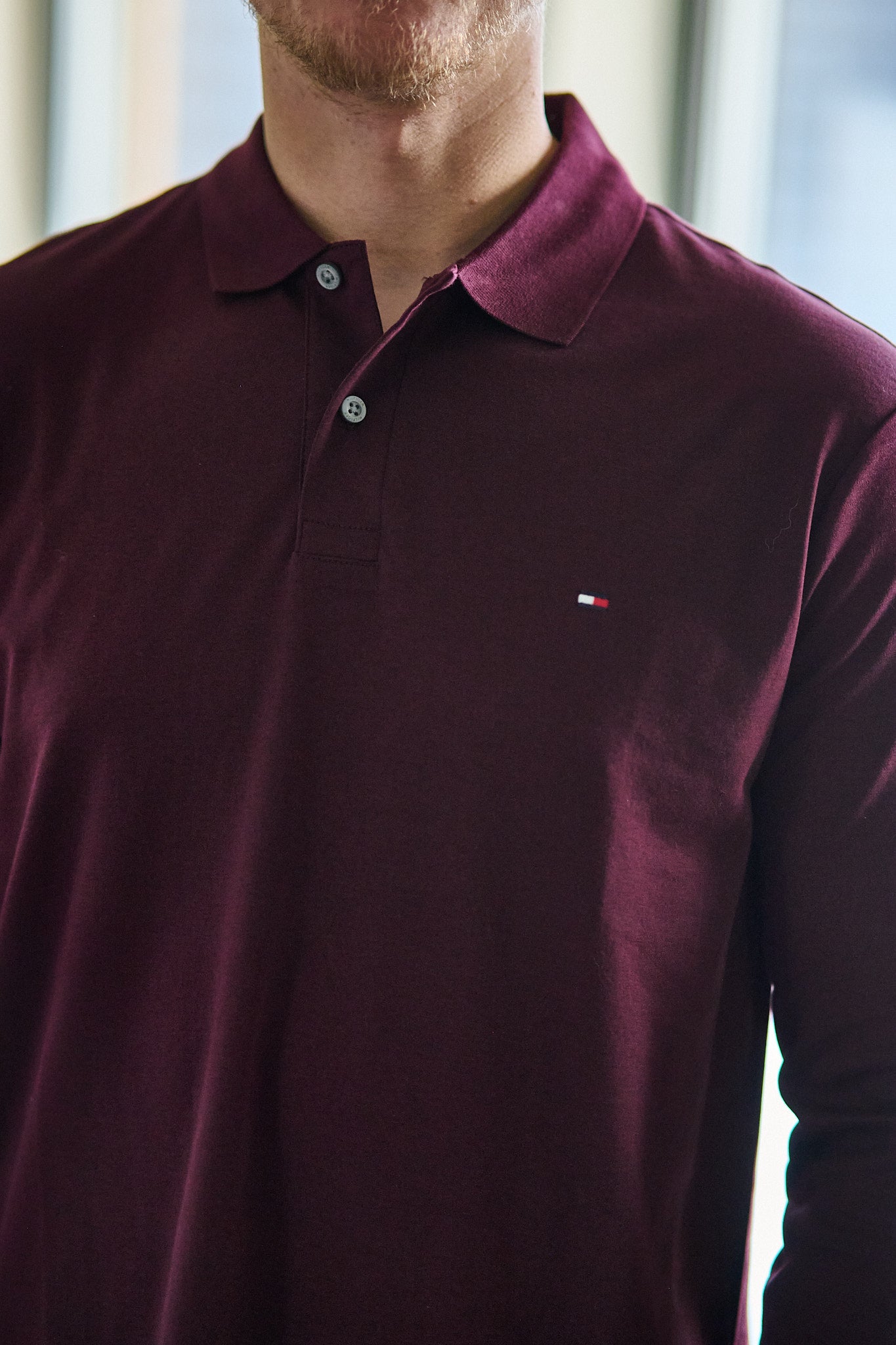 Liquid Cotton Reg Polo - Deep Burgundy