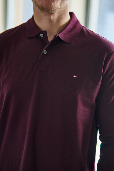 Liquid Cotton Reg Polo - Deep Burgundy