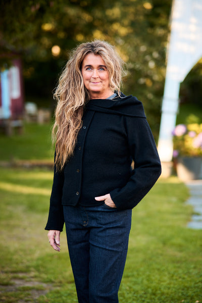 Darla LS Knit Jacket - Black