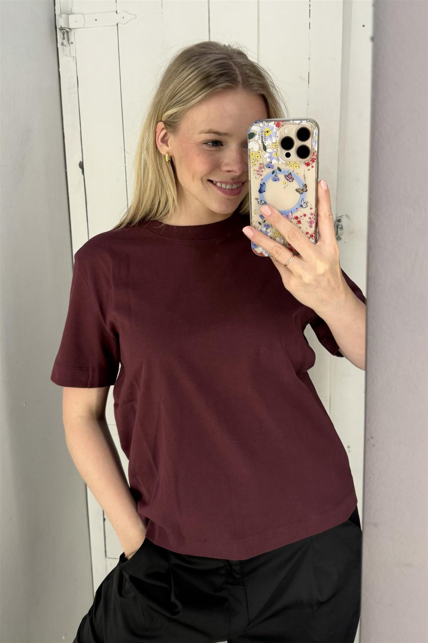 Essential SS Boxy Tee - Fig