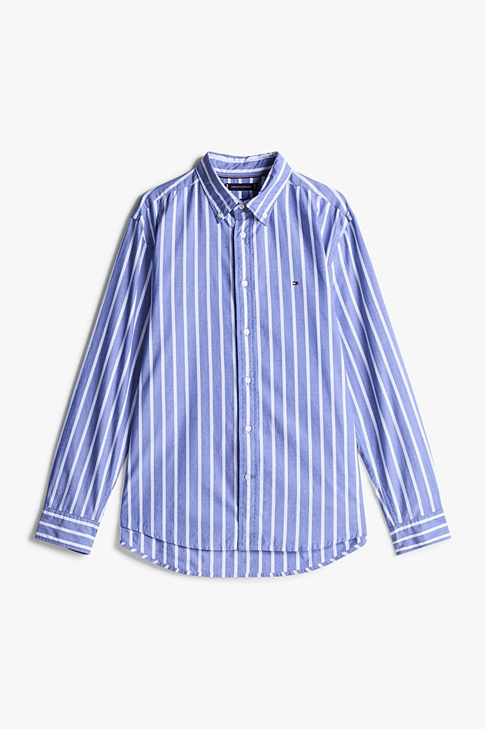 Twill Stripe RF Shirt - Wedge Blue