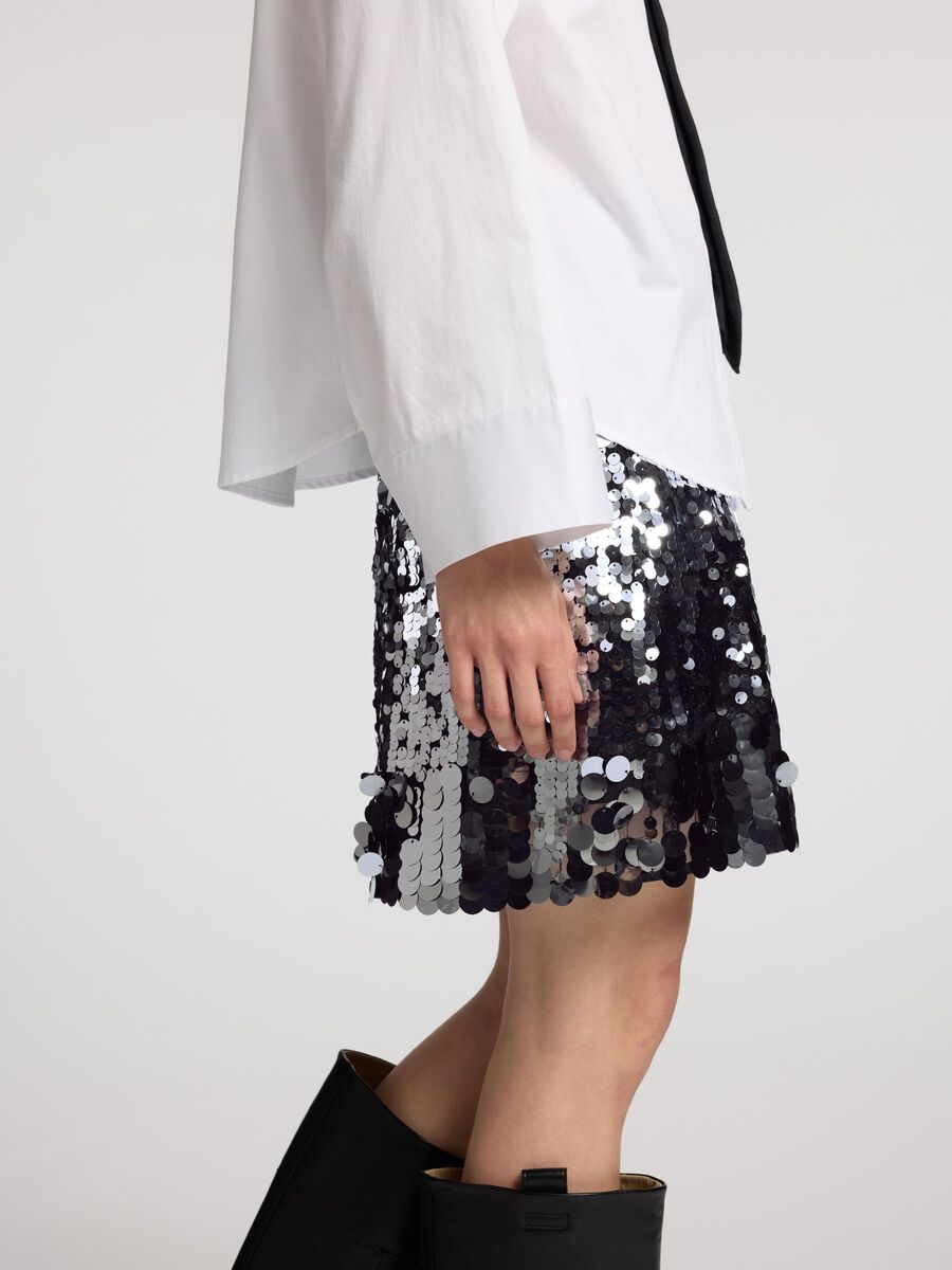 Tana HW Short Sequins Skirt