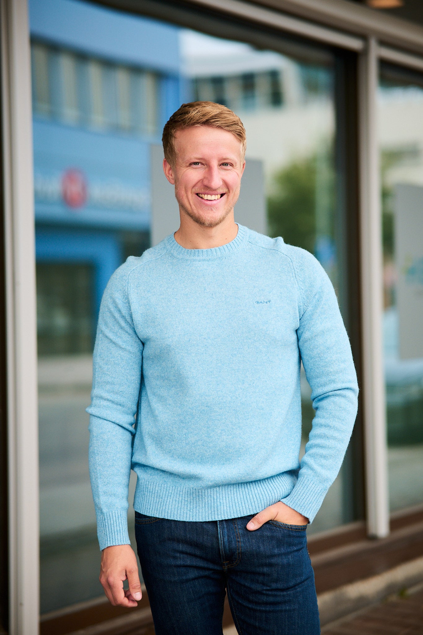 Wool Blend C-Neck