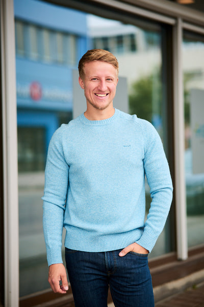 Wool Blend C-Neck