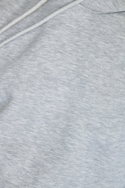 Hankie Logo Hood Sweat Noos - Light Grey Melange