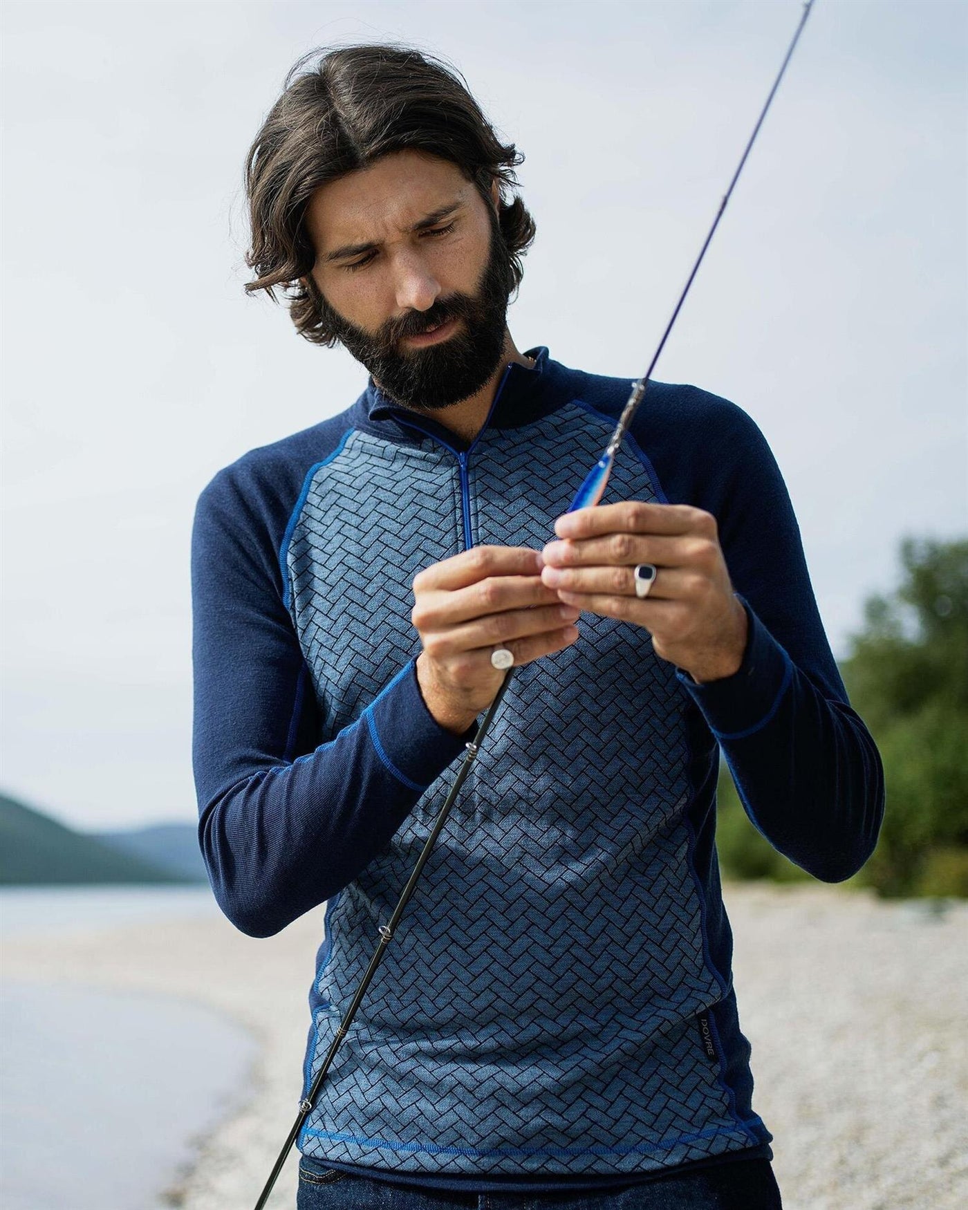 Active Wool Longsleeve Shirt w/Zipper