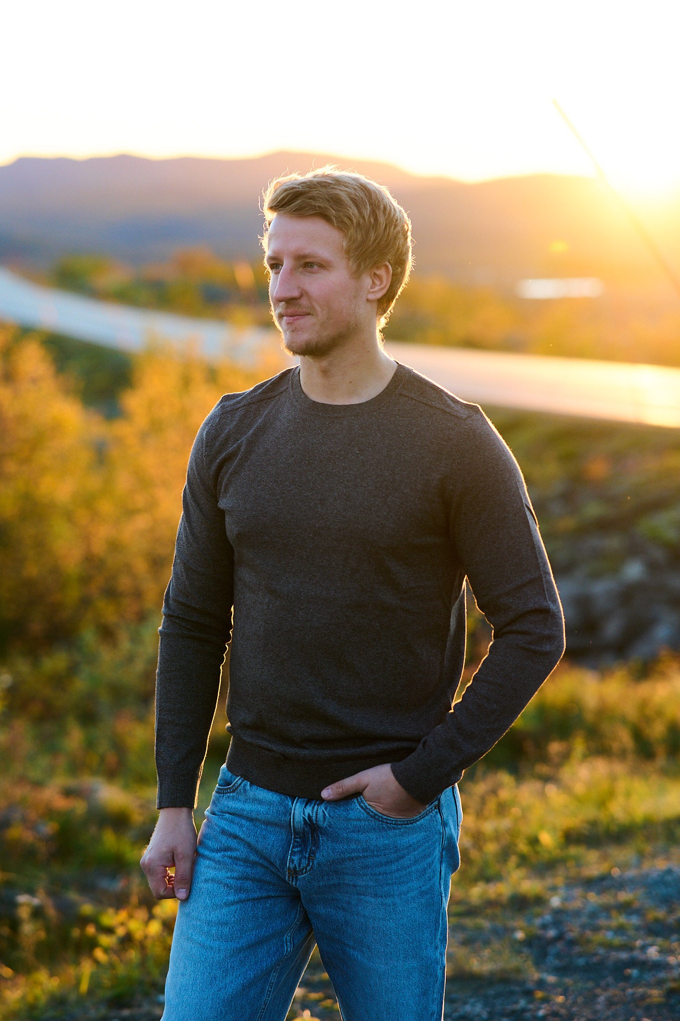 Berg Crew Neck - Morel