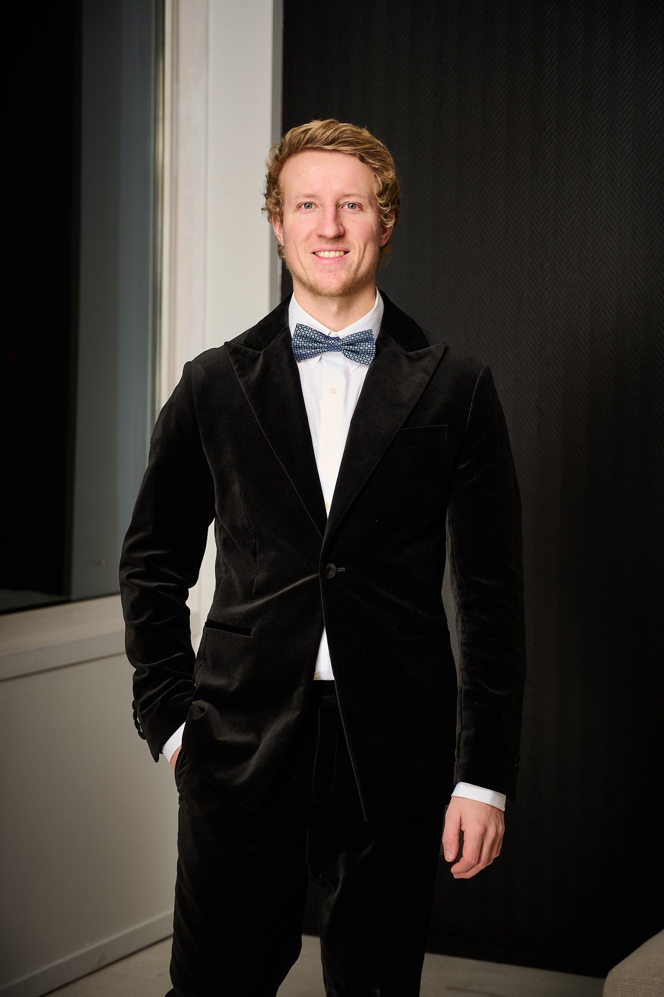 Slim-Hale Velvet BLZ Black