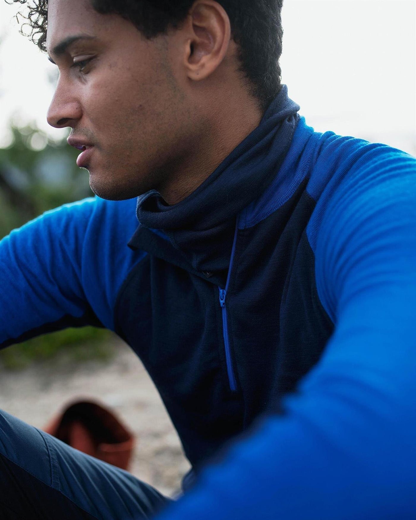 Active Wool Longsleve Shirt W/Zipper