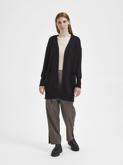 Lulu New LS Knit Long Cardigan