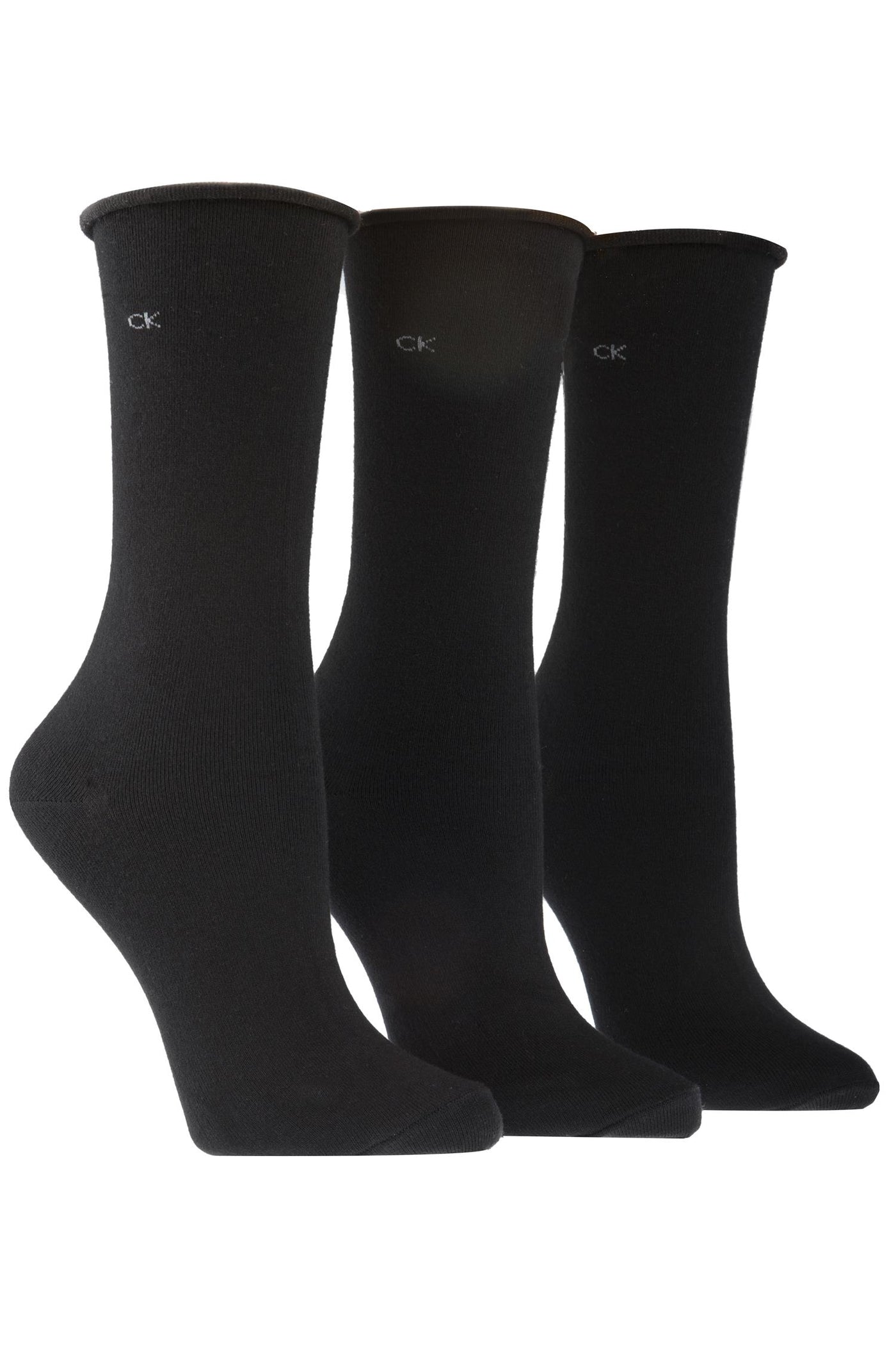 CK Emma 3 PK Roll Top Crew Sock