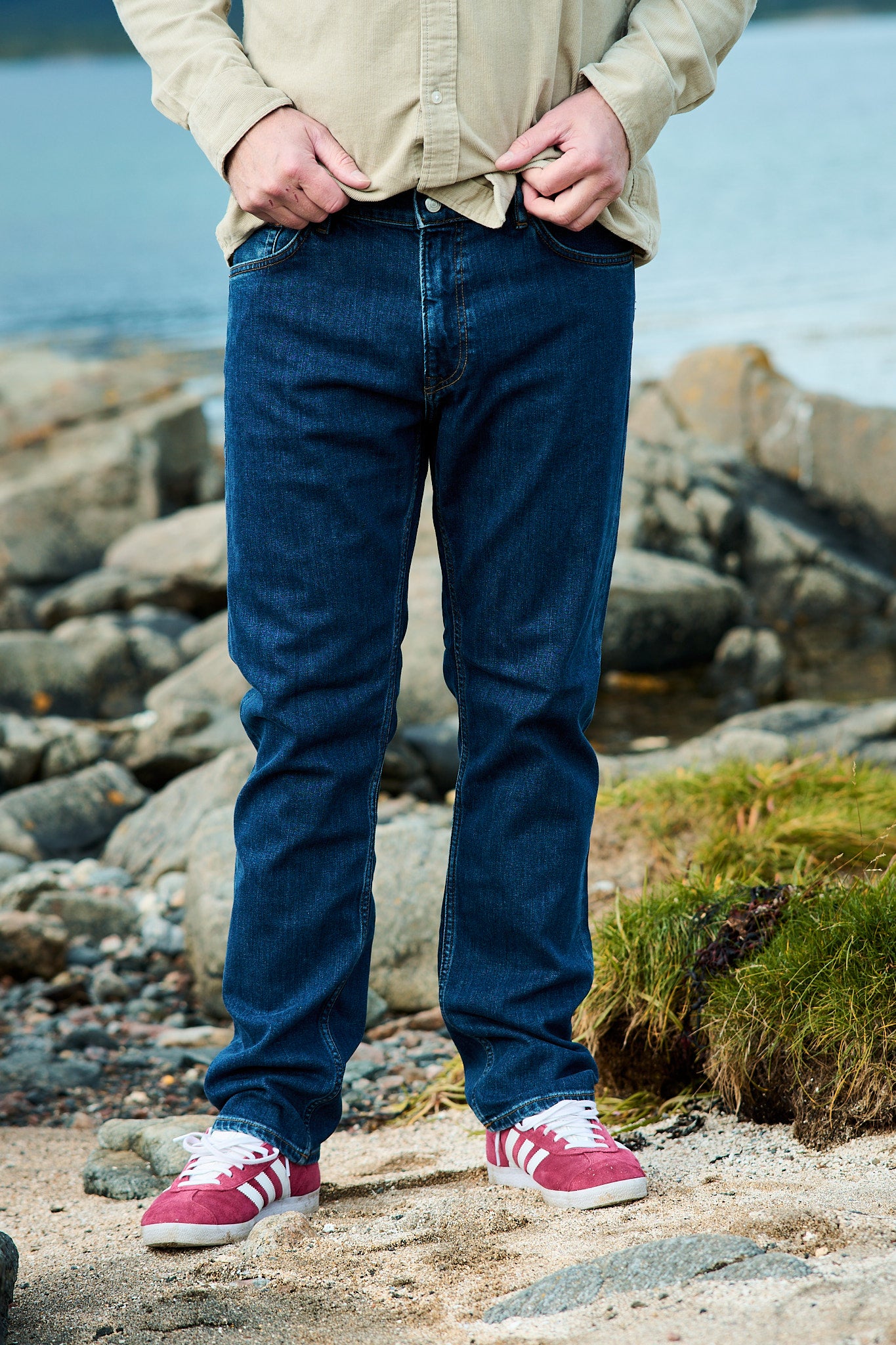 Reg Clean Wash Gant Jeans - 960 Dark Blue