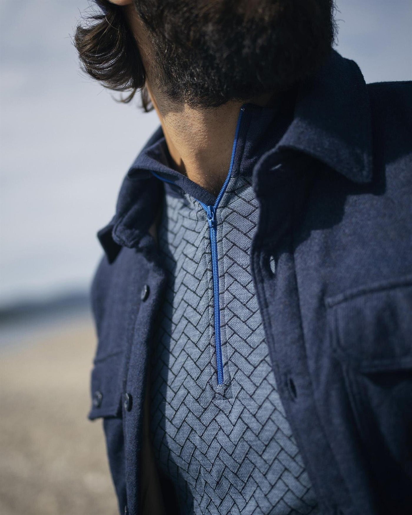 Active Wool Longsleeve Shirt w/Zipper