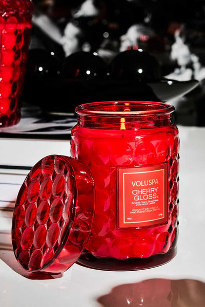 Large Jar Candle 100t - Cherry Gloss