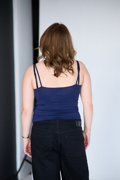 Perfect Line Top w/Strap - Blue