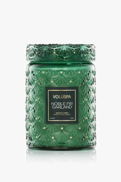 Large Jar, 100 timer - Noble Fir Garland