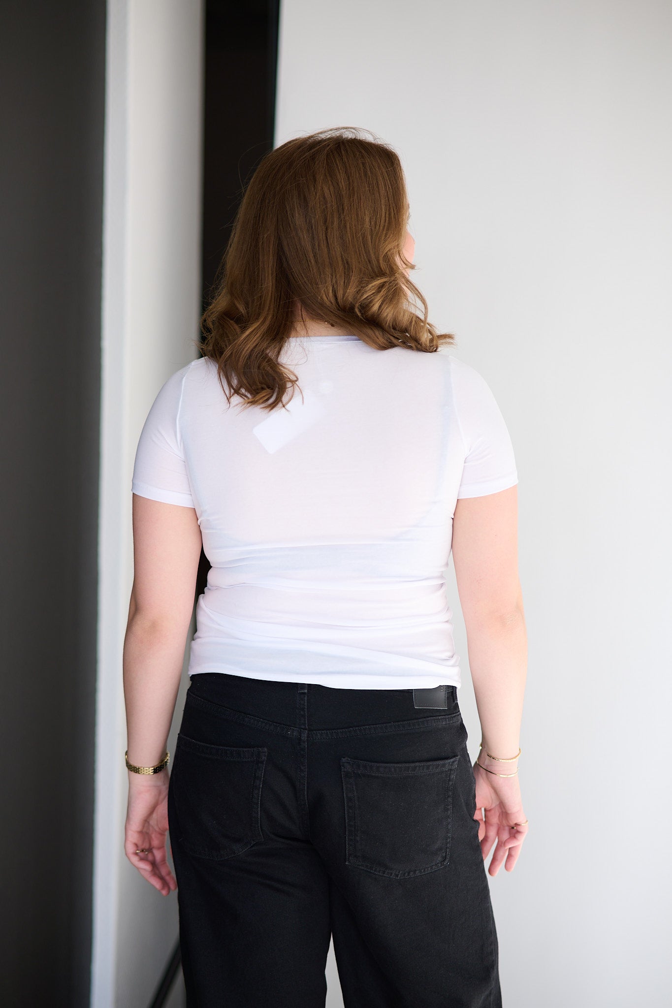 Perfect Line Cotton T-Shirt - Hvit