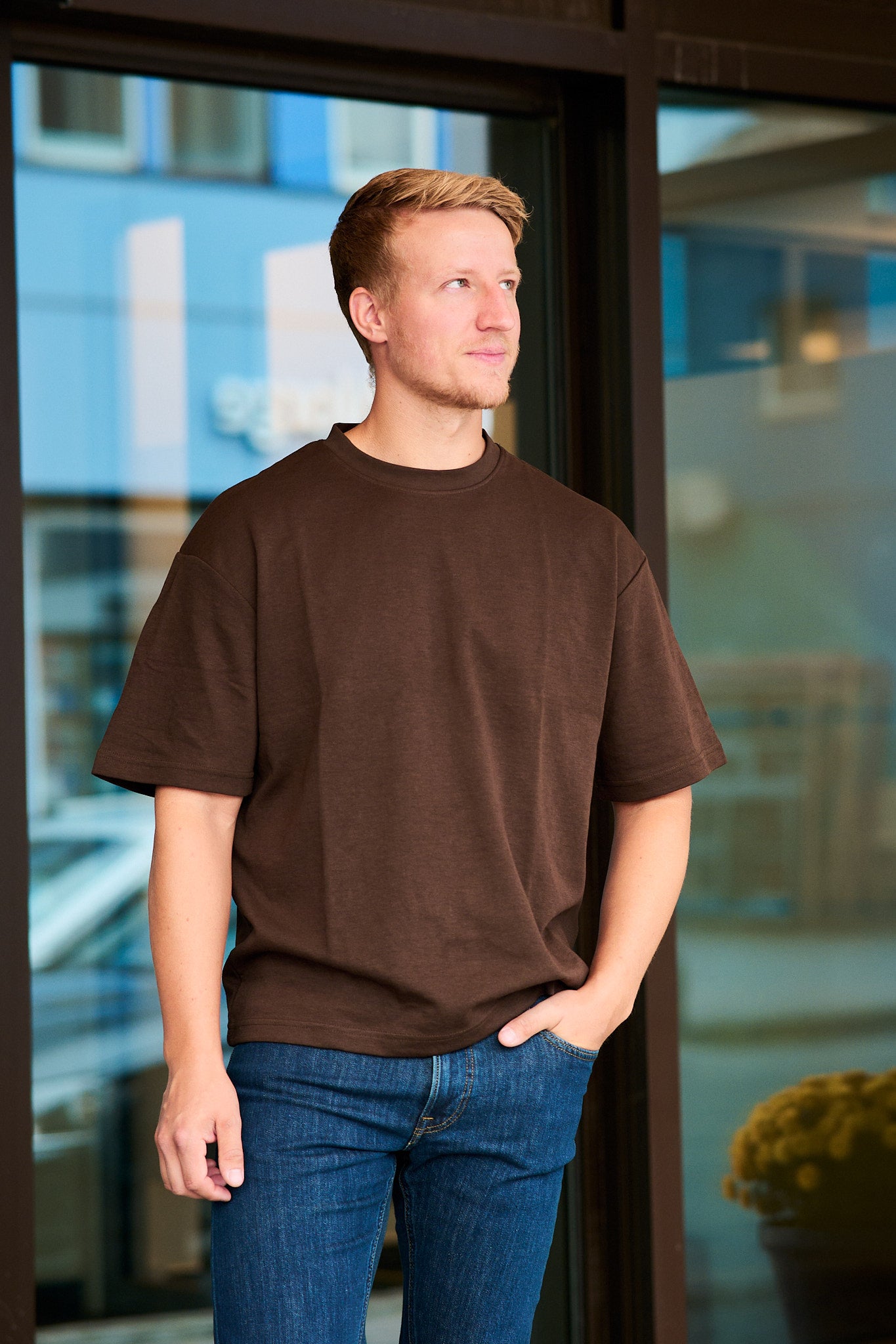 Looseoscar SS O-Neck Tee - Demitasse