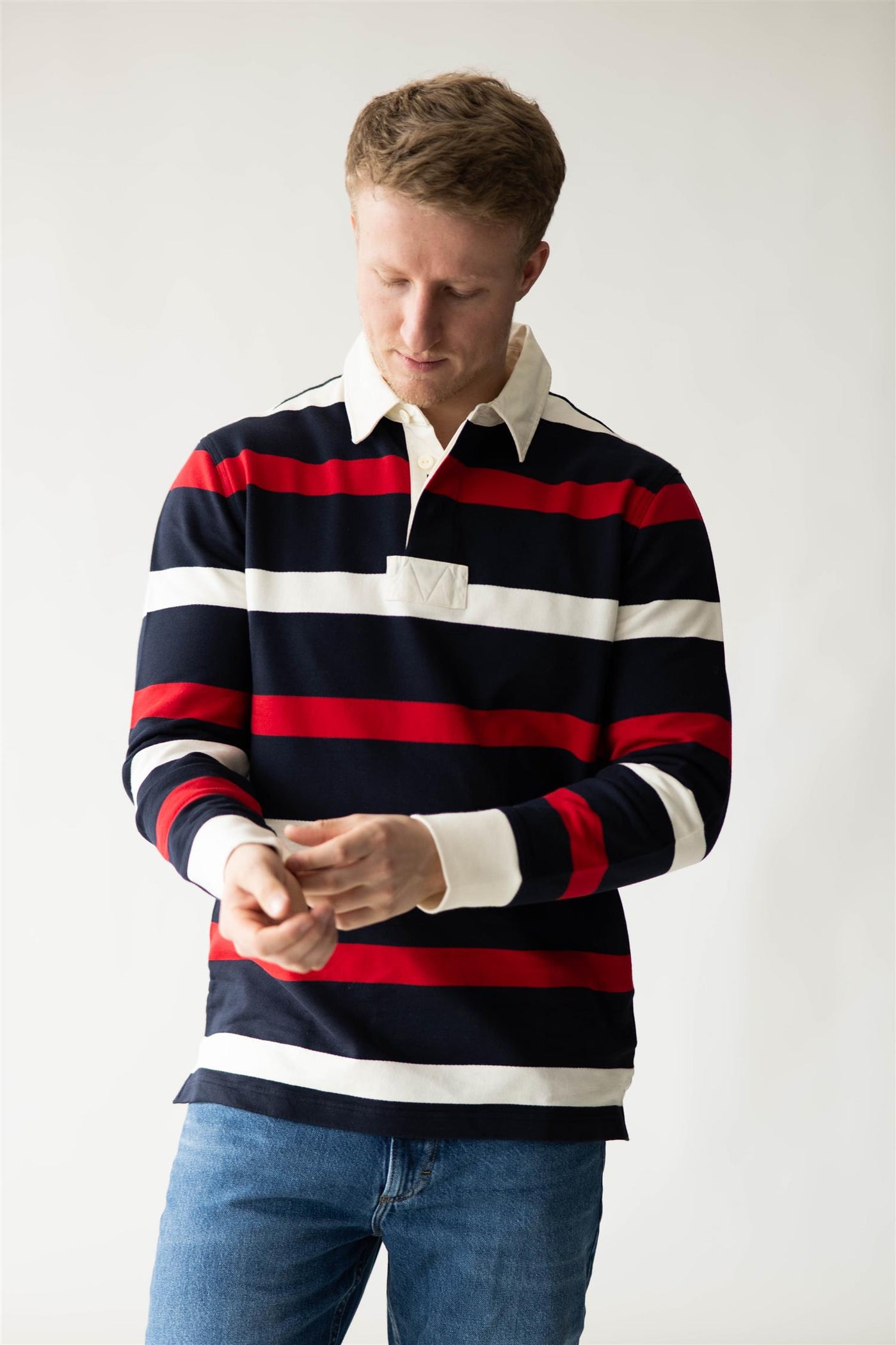 Retro Stripe Heavy Rugger