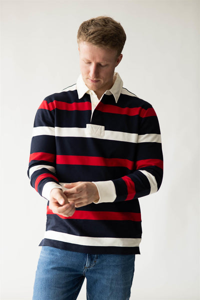 Retro Stripe Heavy Rugger
