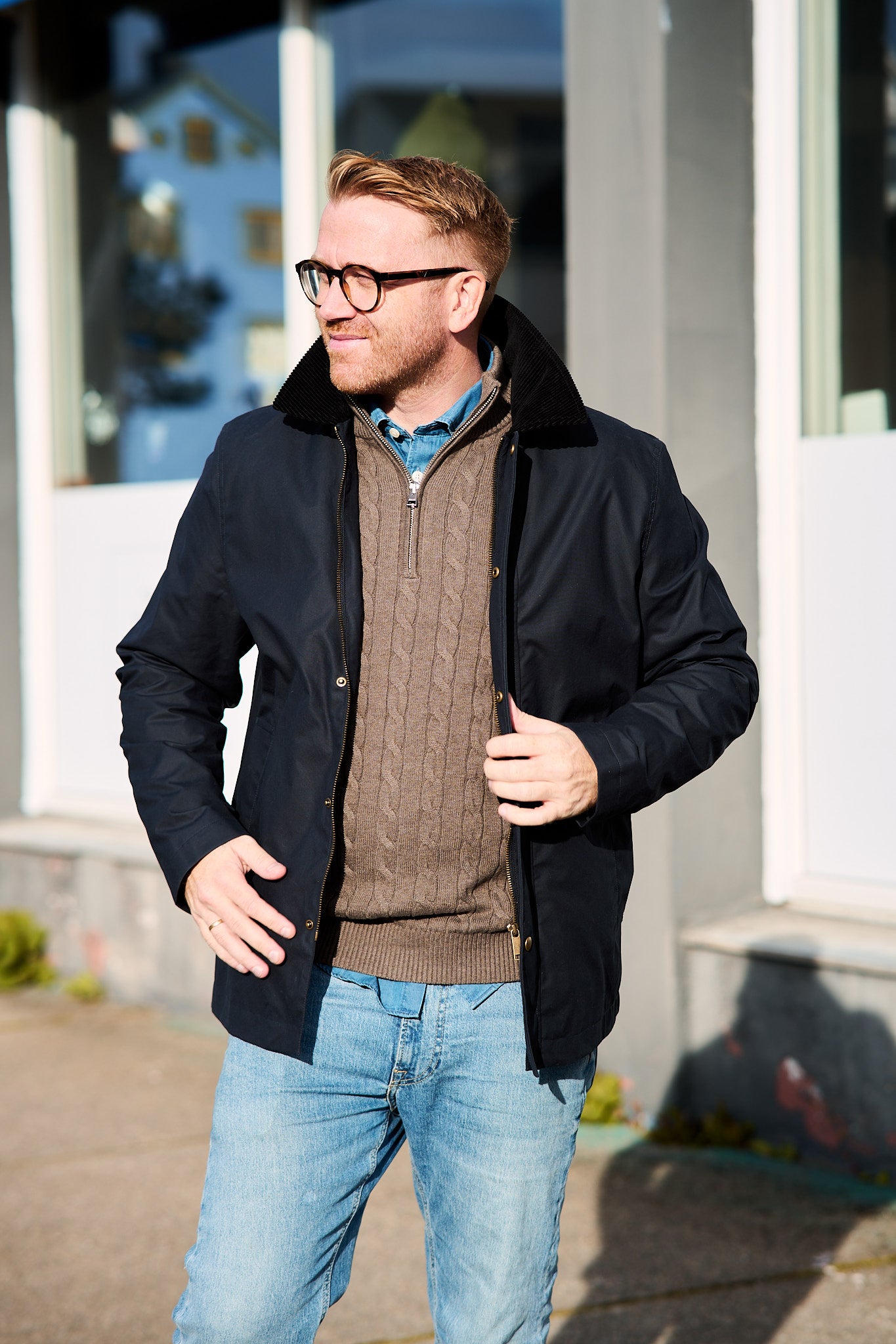 Walter Waxed Cotton 2.0 JKT  - Sky Captain