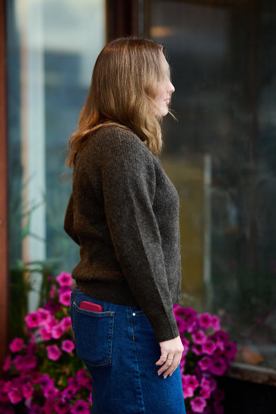 Lulu Ls Knit Short Cardigan - Delicioso