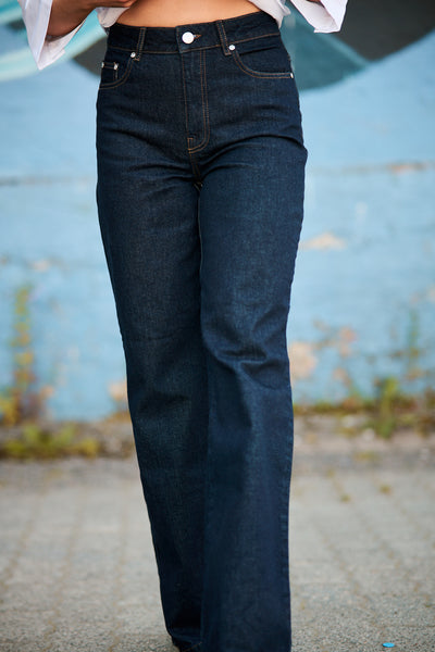 Summer HW Wide Jeans Unwashed denim