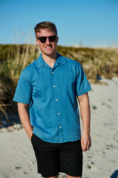 Rlxrick Denim SS Shirt Medium Blue Denim