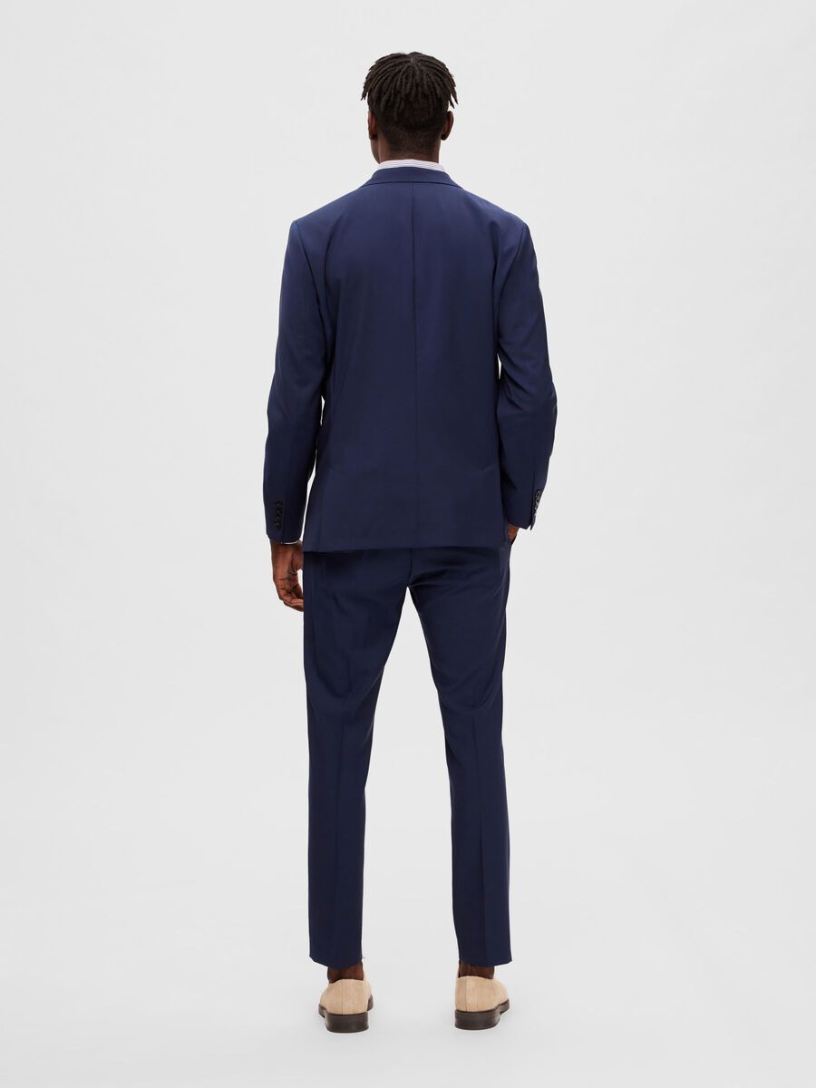 Slim-Myloelton Wool Blz - Navy  Blazer