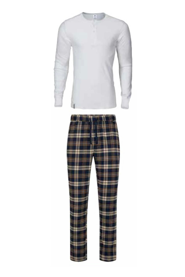 Pyjamas Set Men - White/Multicolor