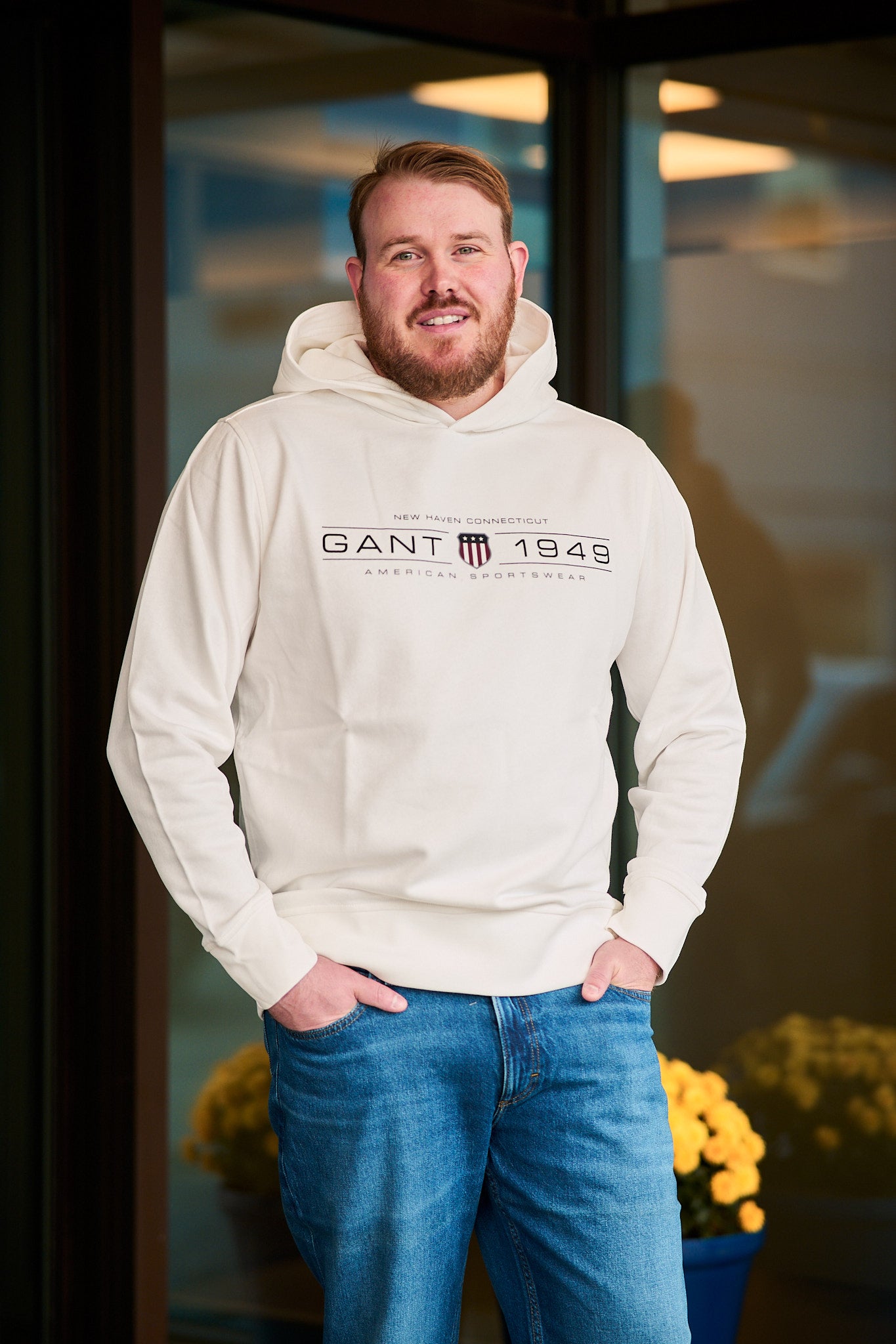 Graphic Hoodie - Eggshell
