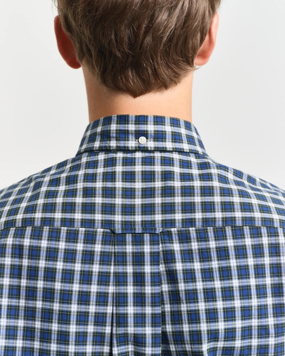 Reg Classic Poplin Tartan Shirt - Collage Blue