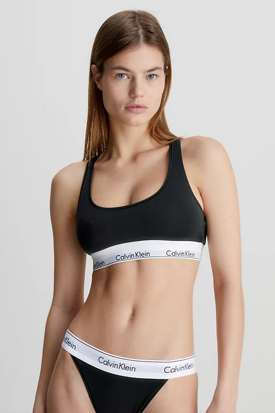 UNLINED BRALETTE - Black