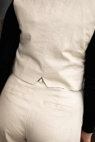 ElarahGZ Linen Waistcoat