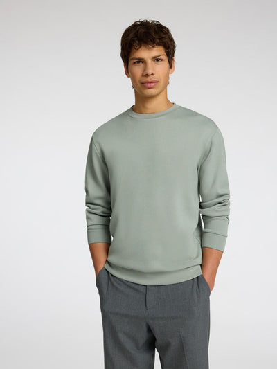 Emanuel Soft Crew Neck Sweat - Iceberg Green