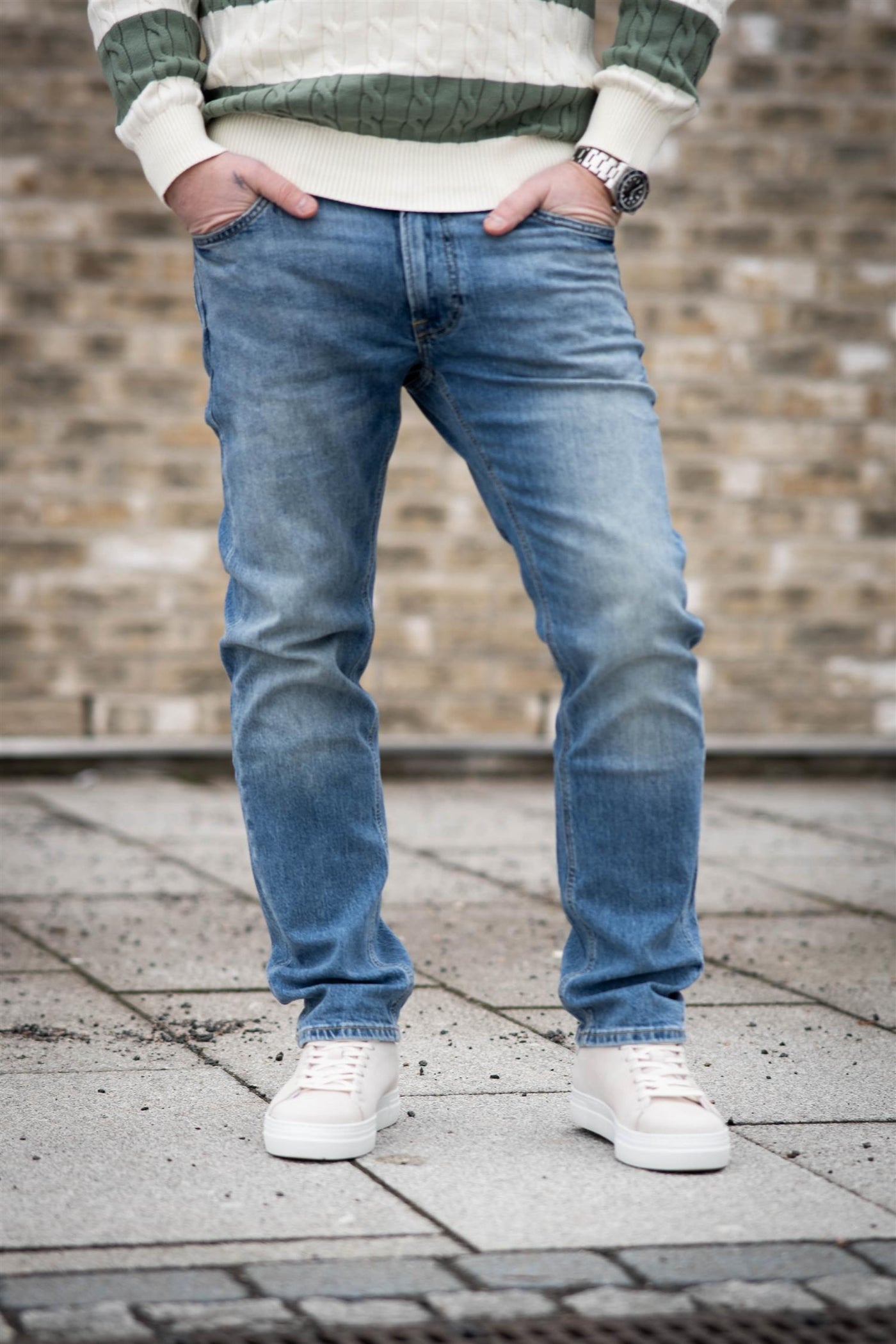 Daren Zip Fly - Reuglar Straight - Horizon blue